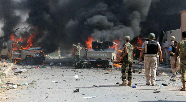 Libya: Daesh Claims Suicide Attack that Killed 6 at Checkpoint Libya: Daesh Claims Suicide Attack that Killed 6 at Checkpoint